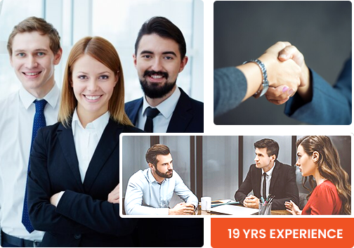 Professional business collage